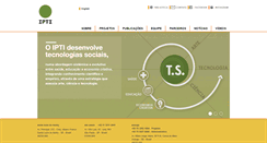 Desktop Screenshot of ipti.org.br